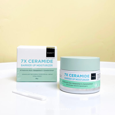 review scarlett 7x ceramide moisturizer