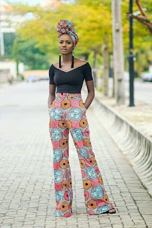 Palazzo Ankara pants outfit