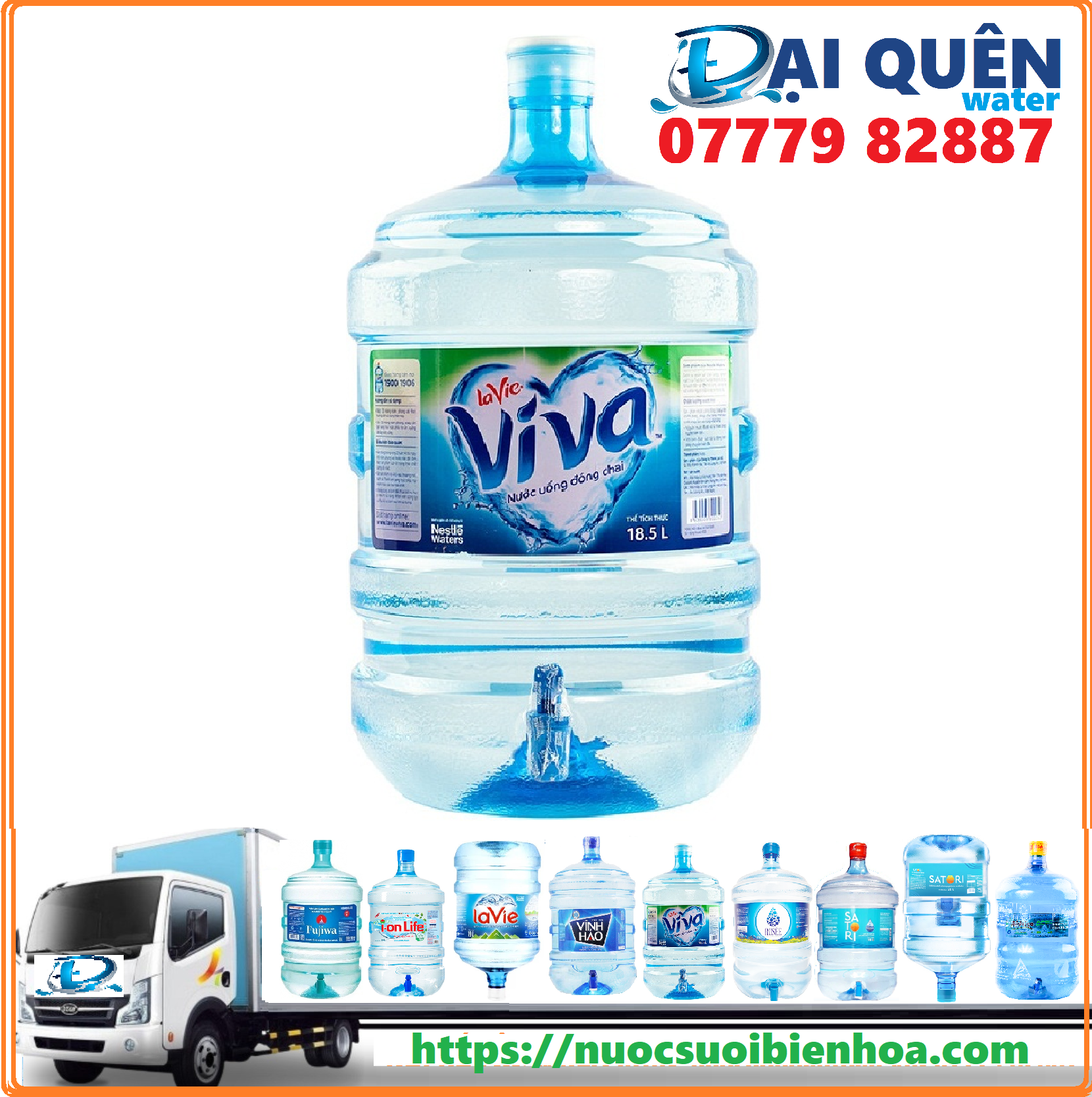 Nước Lavie Viva bình 18.5 lít