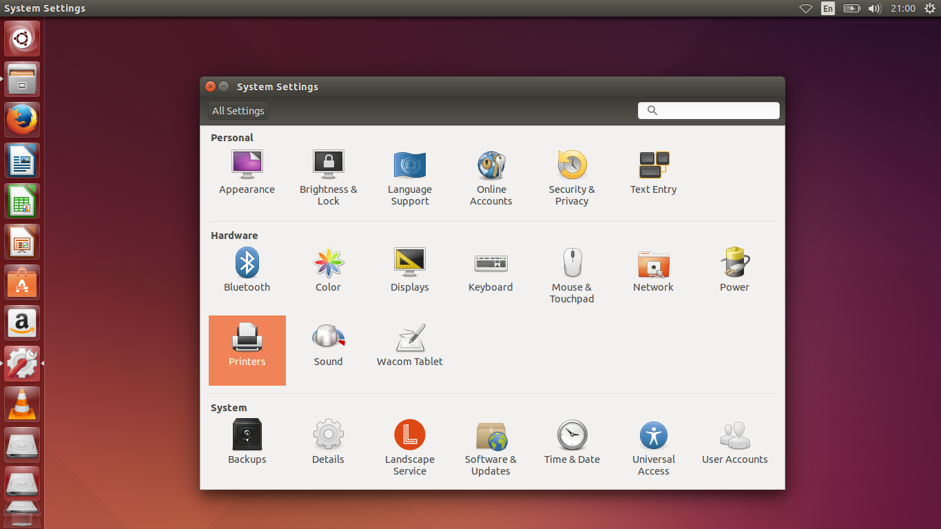 Sindu Maulana: Cara Install Printer dalam Ubuntu Desktop