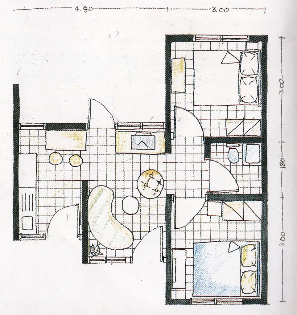 Contoh Rumah Mungil Type 30 lengkap dengan Layout, Tampak 