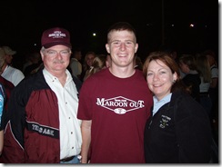 bri with parents midnight yell