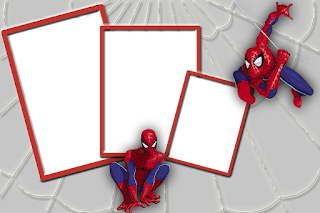 Marco Triple  para fotos de Spiderman - hombre araña frame