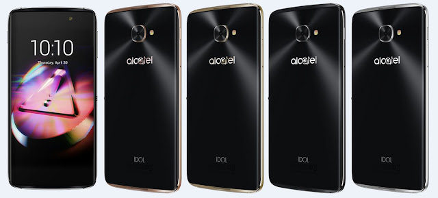 Alcatel Idol 4s Dark Grey, Metal Silver, Gold and Rose Gold