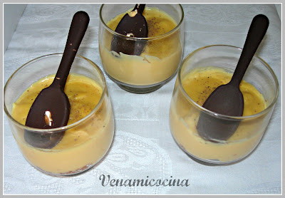 Natillas de Turrón de Jijona ( Sin Gluten)