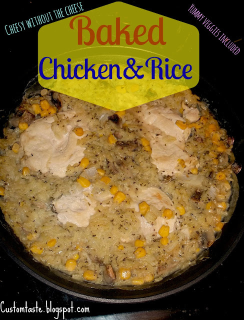 Meal Idea: Chicken and Rice Bake by Custom Taste