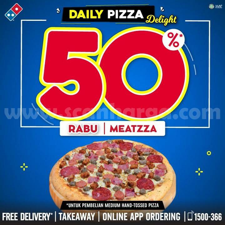 Domino's Pizza Promo Rabu: Best Seller Meatzza hanya Rp 39rb-an per Pizza