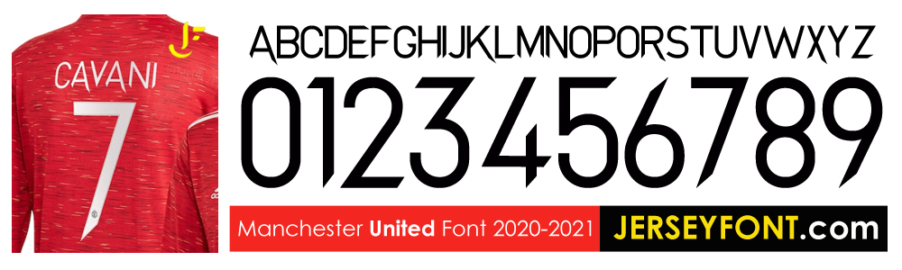 Manchester United Font 2020 2021