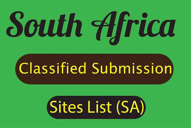 South Africa Classified Submission Sites List (SA)