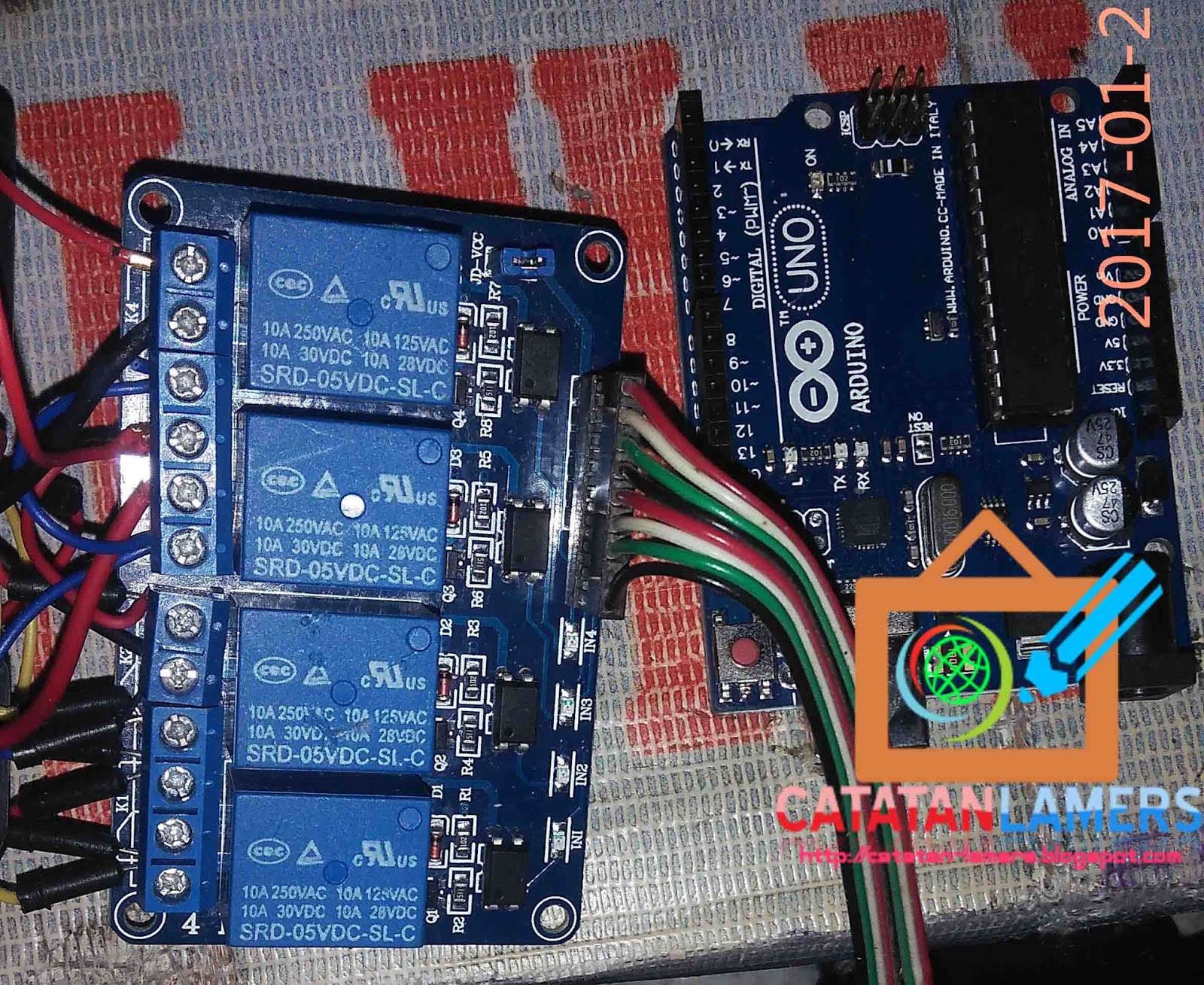 Kontrol Dinamo Motor DC Menggunakan Arduino Relay untuk 