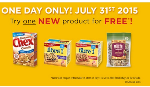 General Mills Free Fibre 1, Chex or Nature Valley Muesli Coupon