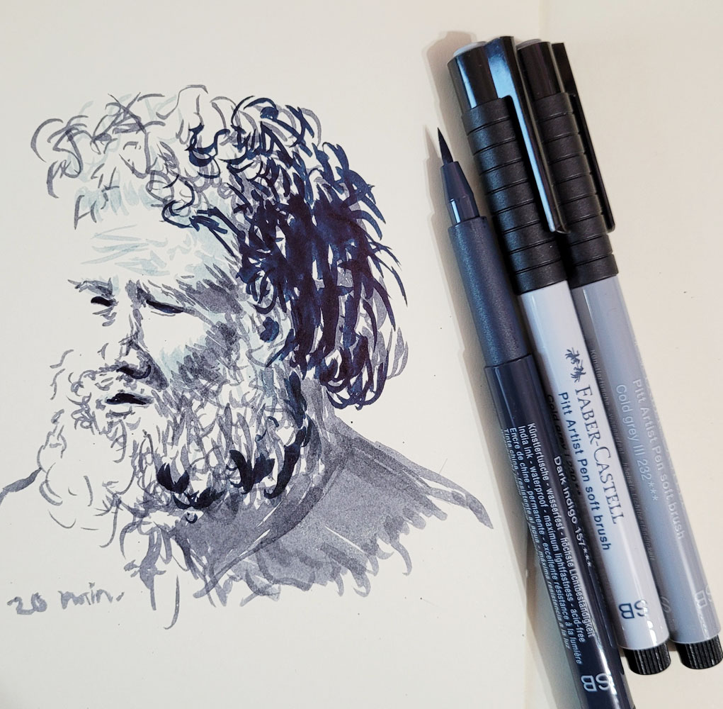 Fueled by Clouds & Coffee: Review: Faber-Castell Pitt Artist Soft