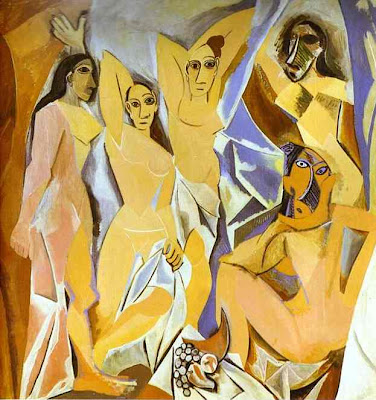 Les demoiselles d’Avignon ,Las señoritas de Avignon,Picasso