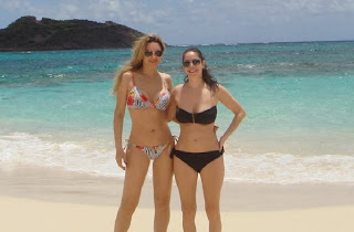 Gina Heisser Colorful Bikini Saint Martin Caribbean