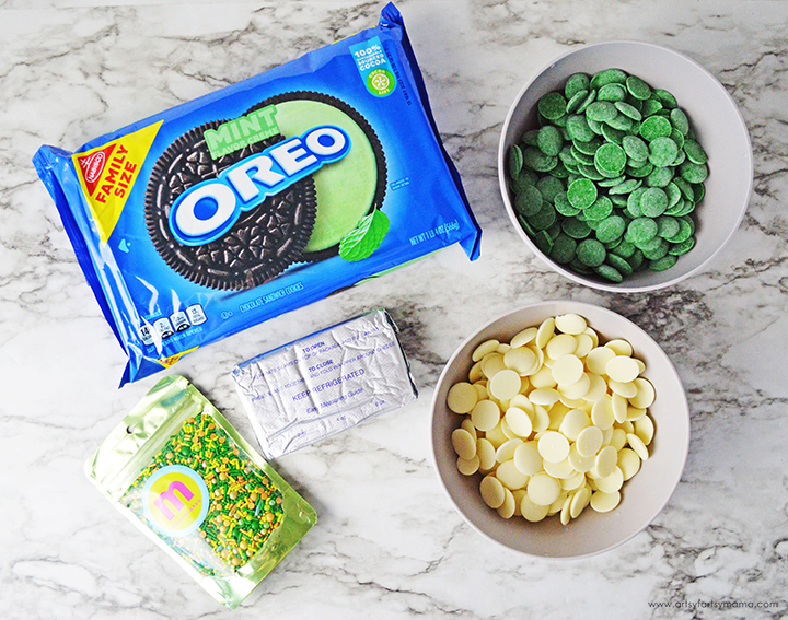 St. Patrick's Day Mint Oreo Truffles Recipe
