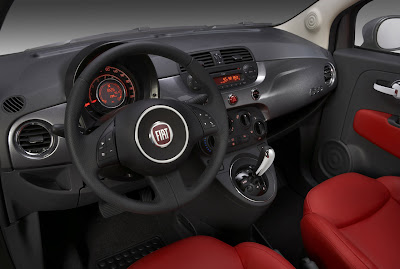 Fiat 500 Sport interior - Subcompact Culture