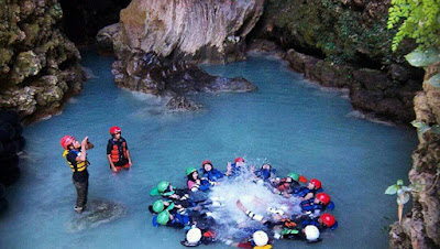 Cave Tubing Kalisuci Semanu, Gunungkidul, Yogyakarta, Indonesia