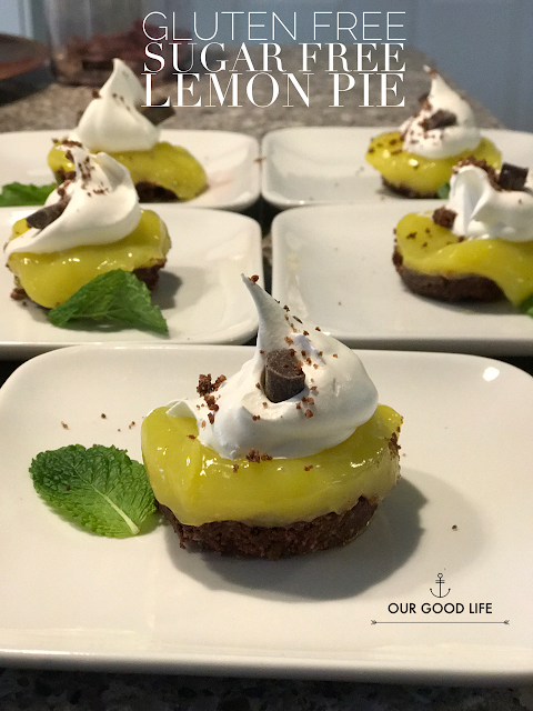 gluten free sugar free lemon pie