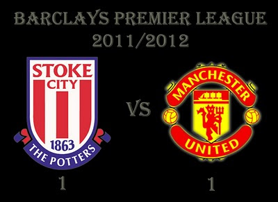 Stoke City vs Manchester United Barclays Premier Results