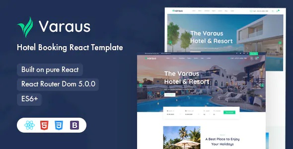 Best Hotel Booking React Template