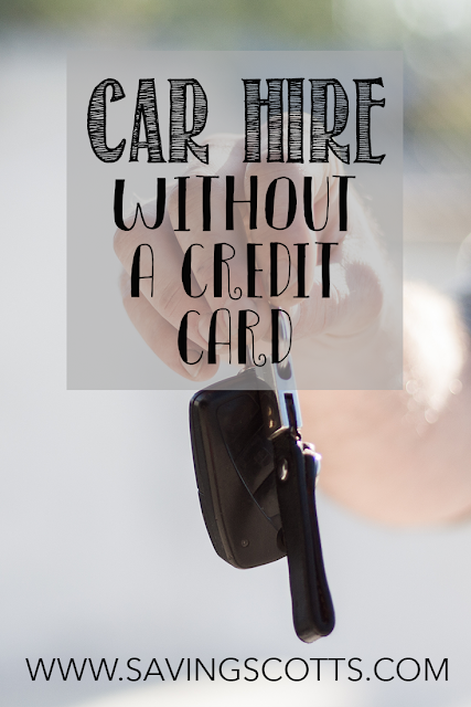 car hire debit card