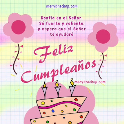 tarjeta cristiana religosa feliz cumpleaños