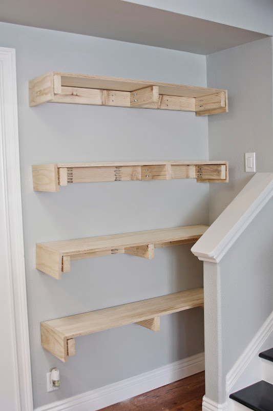 Tutorial DIY Floating Shelves