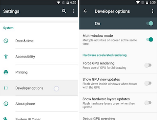 Cara Aktifkan Mode Multi Window Android 6.0 Marsmallow