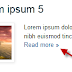 Auto Read More with thumbnail for Blogger/Blogspot Posts