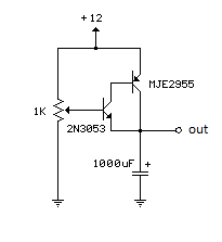 Rangkaian Regulator Variable Sederhana