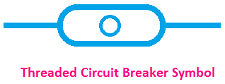 Threaded Circuit Breaker Symbol, Symbol of Threaded Circuit Breaker