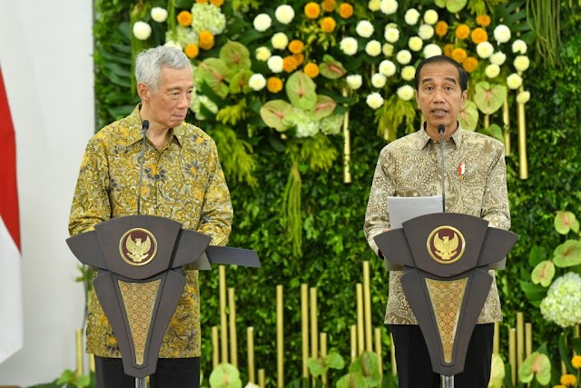 Jokowi Bahas Investasi di IKN Hingga Implementasi Perjanjian FIR dengan PM Lee  