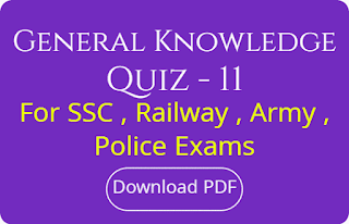 General Knowledge Quiz - 11