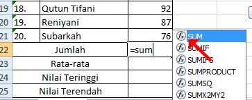 Rumus Mencari Nilai Tertinggi dan Terendah di Microsoft Excel Cara/Rumus Mencari Nilai Tertinggi dan Terendah di Microsoft Excel