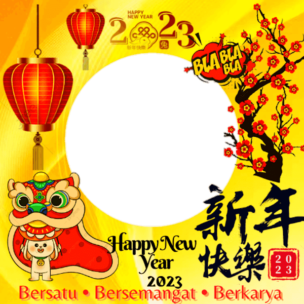 Link Twibbonize Ucapan Selamat Tahun Baru China Tiongkok Imlek 22 Januari 2023 id: blaimlek2023