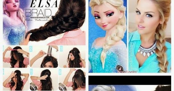 Ideas & Products: DIY Disney Frozen Elsa's braid Hairstyle