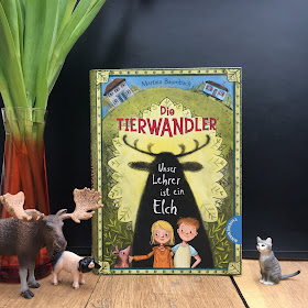 Titel: Die Tierwandler - Unser Lehrer ist ein Elch Autor: Martina Baumhaus Illustrationen: Imke Sönnichsen Verlag: Thienemann Rezension: Kinderbuchblog Familienbücherei