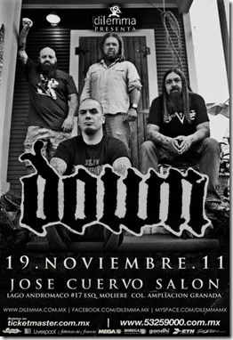 Down phil anselmo en mexico 2011