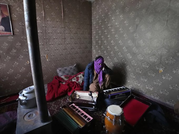 O Talibã está reprimindo a música e a alegria