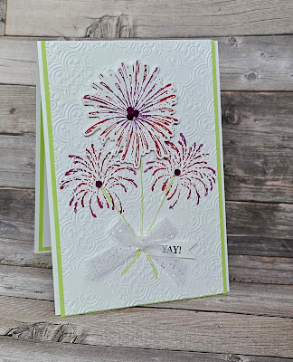 Light the sky stampin up alternative uses card