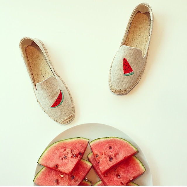 soludos, watermelon soludos, watermelon, summer, fashion blog