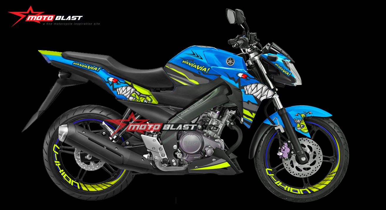 Gambar Modifikasi Motor Vixion Stiker Modifikasi Motor