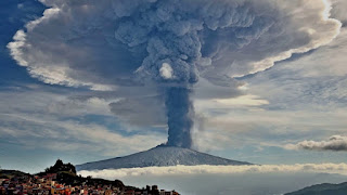 Erupción supervolcán Toba