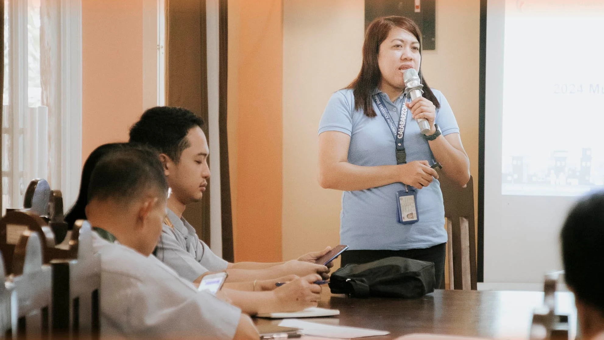 PSA Quezon holds CBMS orientation for the year 2024 in Guinayangan