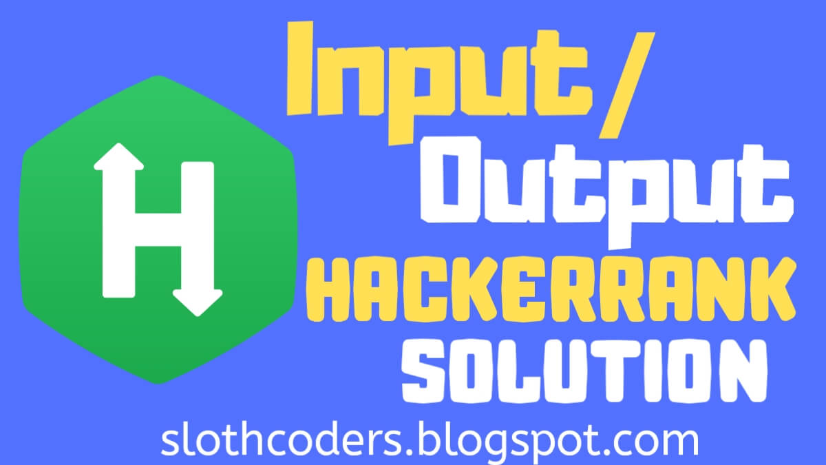 Input and Output in C++ - Hacker Rank Solution