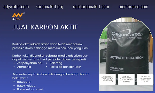 Ady Water Distributor Karbon Aktif Filter Air di Jakarta