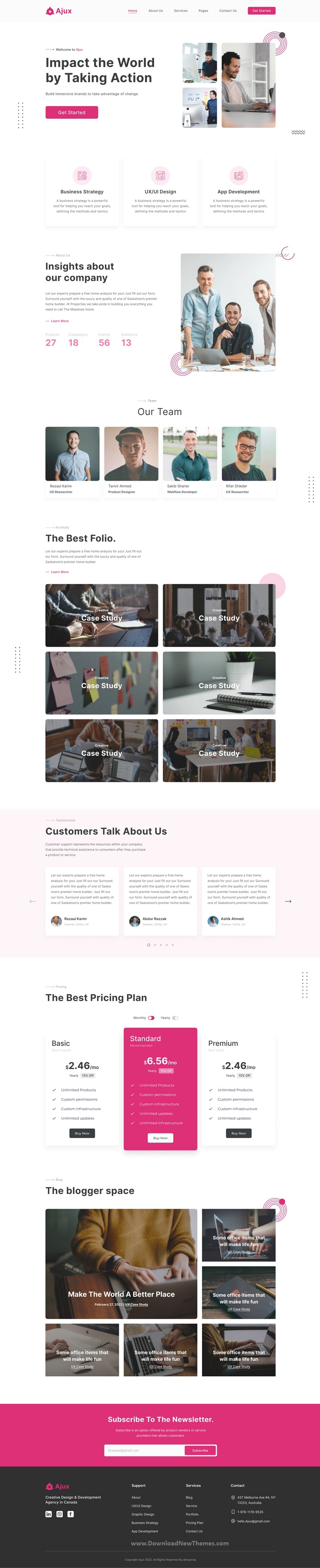 Download Creative Agency Figma Template