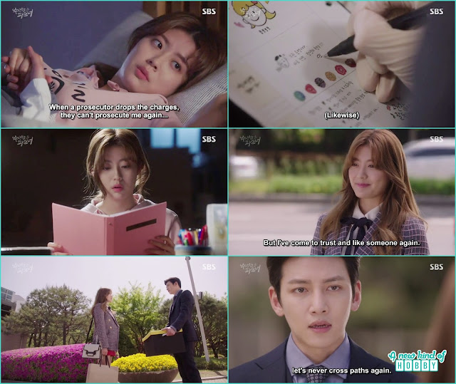  when bonghee come to thank ji wook, he told her not to cross path ever again - Suspicious Partner: Episode 3 &4 