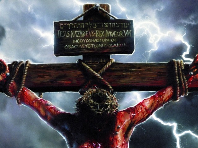 nailing jesus to cross. well imagine that Jesus#39;