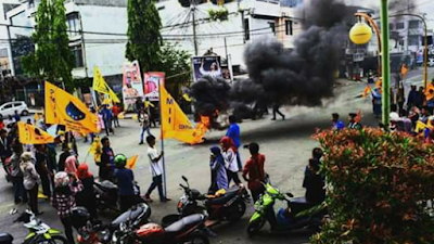 Hari Anti Korupsi, PMII Pinrang Gelar Aksi Demonstrasi